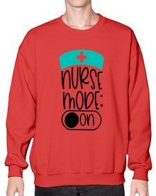Nurse Mode On Style Style 1182# - nurse- Sweatshirt - Crew