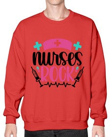 Nurses Rock Style Style 1254# - nurse- Sweatshirt - Crew