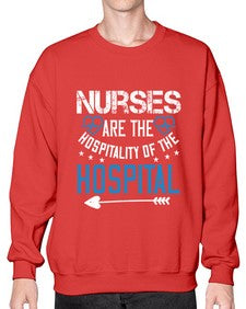 Nurses are the hospitality of the hospital Style 1233# - nurse- Sweatshirt - Crew