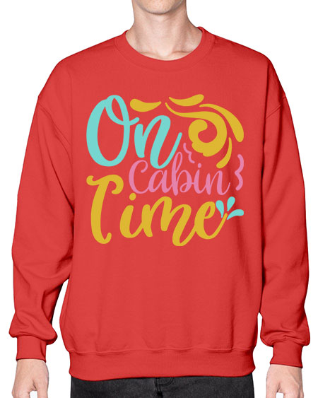 ON CABIN TIME Style 59# - summer- Sweatshirt - Crew