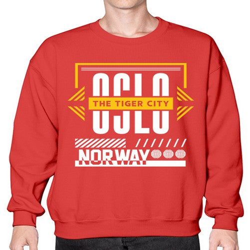 Oslo 1553# - cities- Sweatshirt - Crew