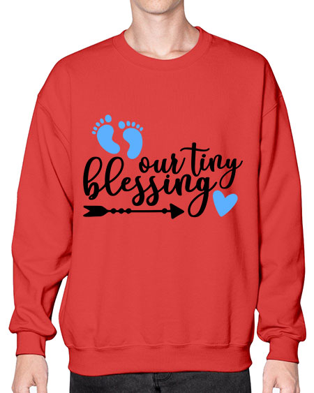 Our Tiny Blessing Style 427# - baby- Sweatshirt - Crew