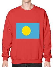 Palau 1567# - world flags- Sweatshirt - Crew