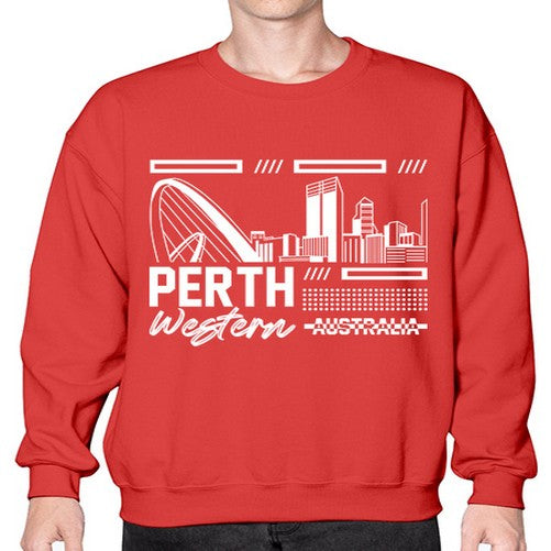 Perth 1597# - cities- Sweatshirt - Crew