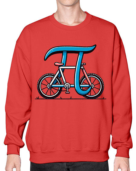 Pi Bicycle Sublimation Design 33# - pi- Sweatshirt - Crew