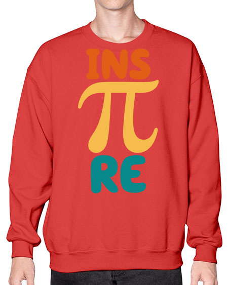 Pi Day SVG Sublimation Design 34# - pi- Sweatshirt - Crew