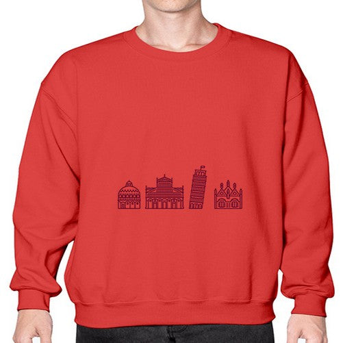 Pisa 1621# - cities- Sweatshirt - Crew