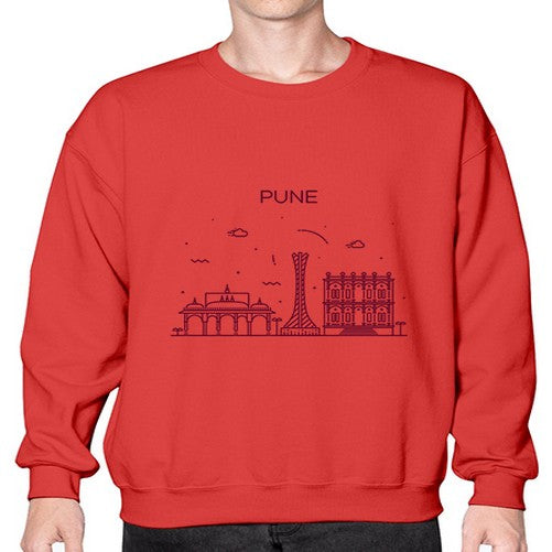 Pune 1694# - cities- Sweatshirt - Crew