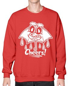 Rainy cheers 205# - cartoon general- Sweatshirt - Crew