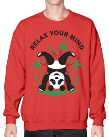 Relax Your Mind 496# - yoga- Sweatshirt - Crew