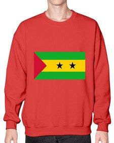 Sao Tome and Principe 1799# - world flags- Sweatshirt - Crew