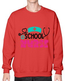 School Nurse Style Style 1377# - nurse- Sweatshirt - Crew