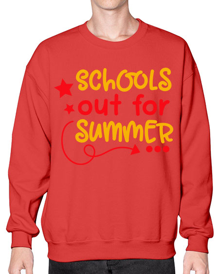 SchoolsOutSummer 83# - summer- Sweatshirt - Crew