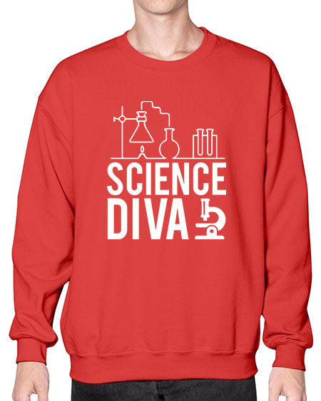 Science Diva 129# - general science- Sweatshirt - Crew
