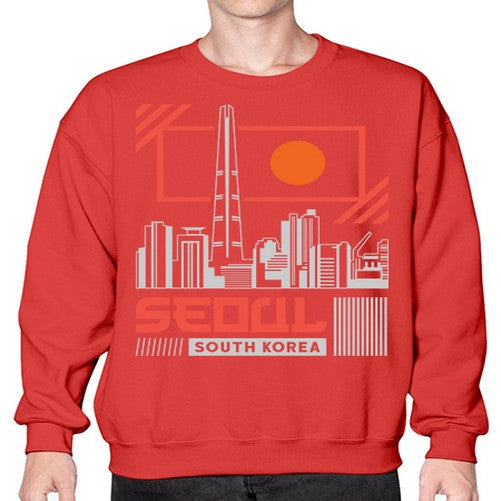 Seoul 1815# - cities- Sweatshirt - Crew