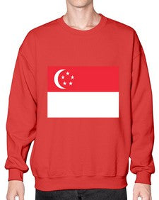 Singapore 1842# - world flags- Sweatshirt - Crew