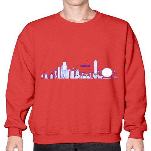 Singapore 1845# - cities- Sweatshirt - Crew
