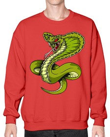 Snake 208# - cartoon animals- Sweatshirt - Crew