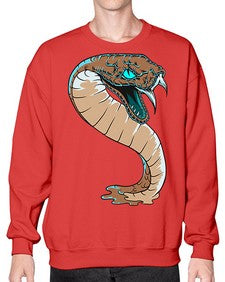 Snake 209# - cartoon animals- Sweatshirt - Crew