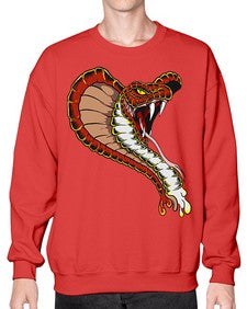 Snake 213# - cartoon animals- Sweatshirt - Crew