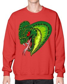 Snake 220# - cartoon animals- Sweatshirt - Crew