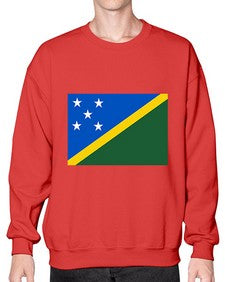 Solomon Islands 1855# - world flags- Sweatshirt - Crew