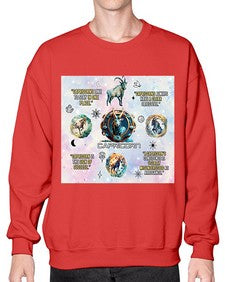 Straight Capricorn 471# - capricorn- Sweatshirt - Crew