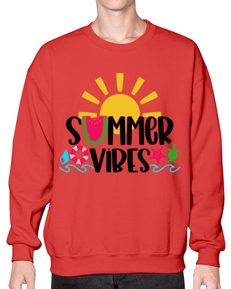 Summer Vibes Style 19# - summer- Sweatshirt - Crew