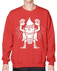Super ice cream 246# - cartoon food- Sweatshirt - Crew