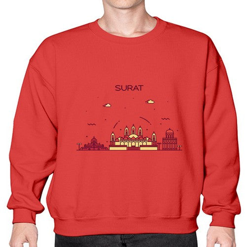 Surat 1908# - cities- Sweatshirt - Crew