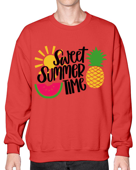 Sweet Summer Time Style 14# - summer- Sweatshirt - Crew