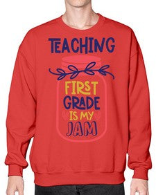 Teaching First Grade 932# - first grade- Sweatshirt - Crew