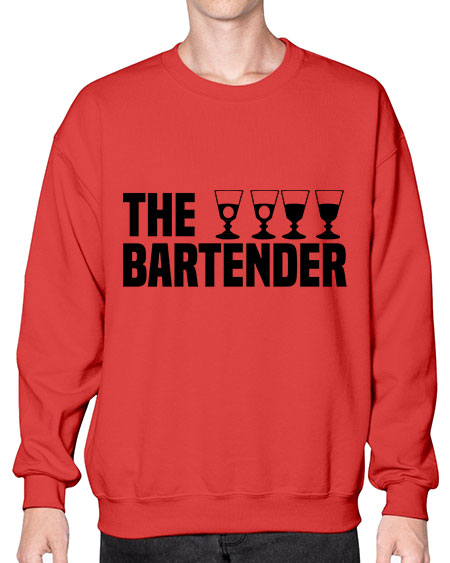 The bartender Style 411# - bartender- Sweatshirt - Crew