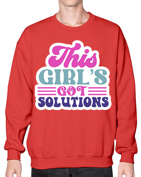 This girls got solutions 16# - general science- Sweatshirt - Crew