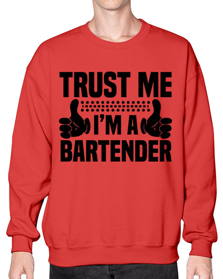 Trust me Style 457# - bartender- Sweatshirt - Crew