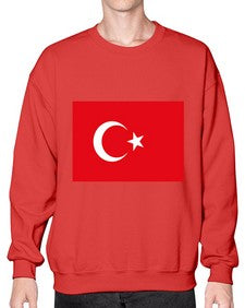 Turkey 2018# - world flags- Sweatshirt - Crew