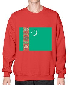 Turkmenistan 2019# - world flags- Sweatshirt - Crew