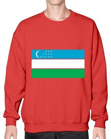 Uzbekistan 2042# - world flags- Sweatshirt - Crew