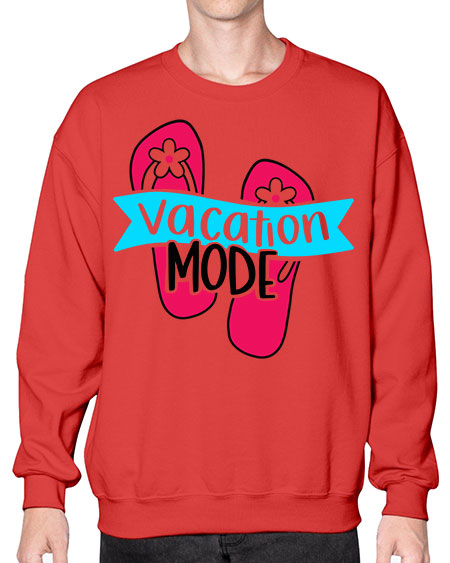 Vacation Mode Style 8# - summer- Sweatshirt - Crew