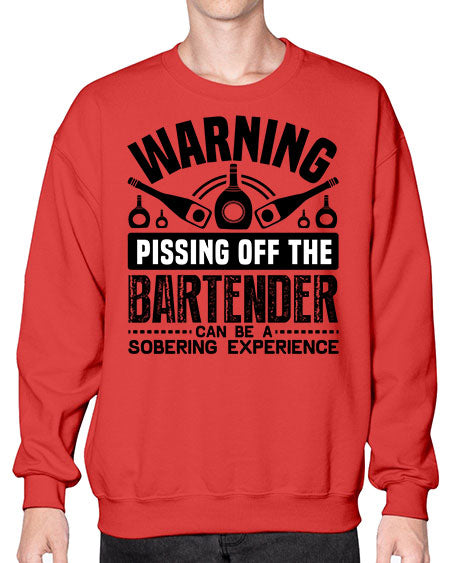Warning Style 462# - bartender- Sweatshirt - Crew