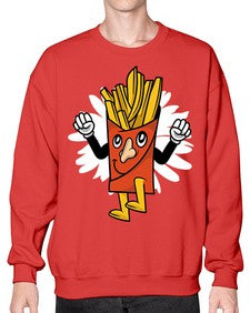Weekend is near 265# - cartoon general- Sweatshirt - Crew