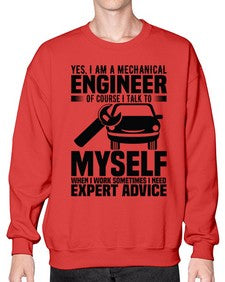 Yes I Am A Mechanical Style 1671# - engineer- Sweatshirt - Crew