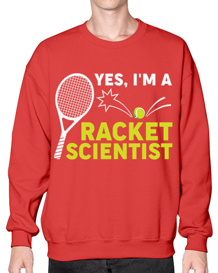 YesImARacketScientistScientistSkinite Scientist Skinite 1# - general science- Sweatshirt - Crew