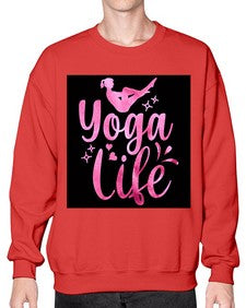 Yoga Life  629# - yoga- Sweatshirt - Crew