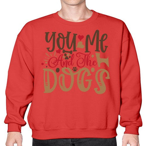 You Me And The Dogs Style 52# - dogs- Sweatshirt - Crew