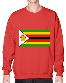 Zimbabwe 2161# - world flags- Sweatshirt - Crew