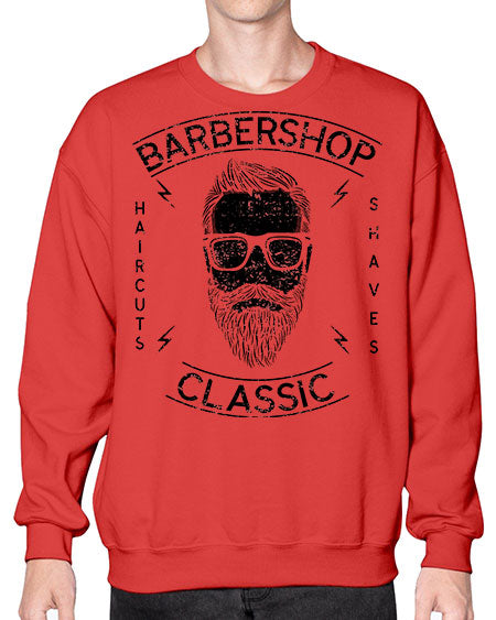 barber shop classic588# - barber- Sweatshirt - Crew