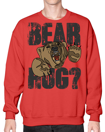 bear hug 35# - bears - animals- Sweatshirt - Crew