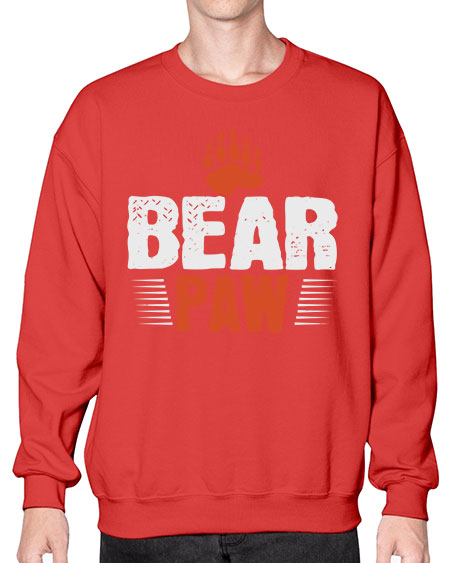 bear paw 39# - bears - animals- Sweatshirt - Crew