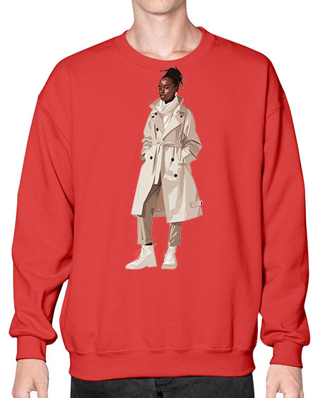 beautiful girl 14# -  fashion- Sweatshirt - Crew